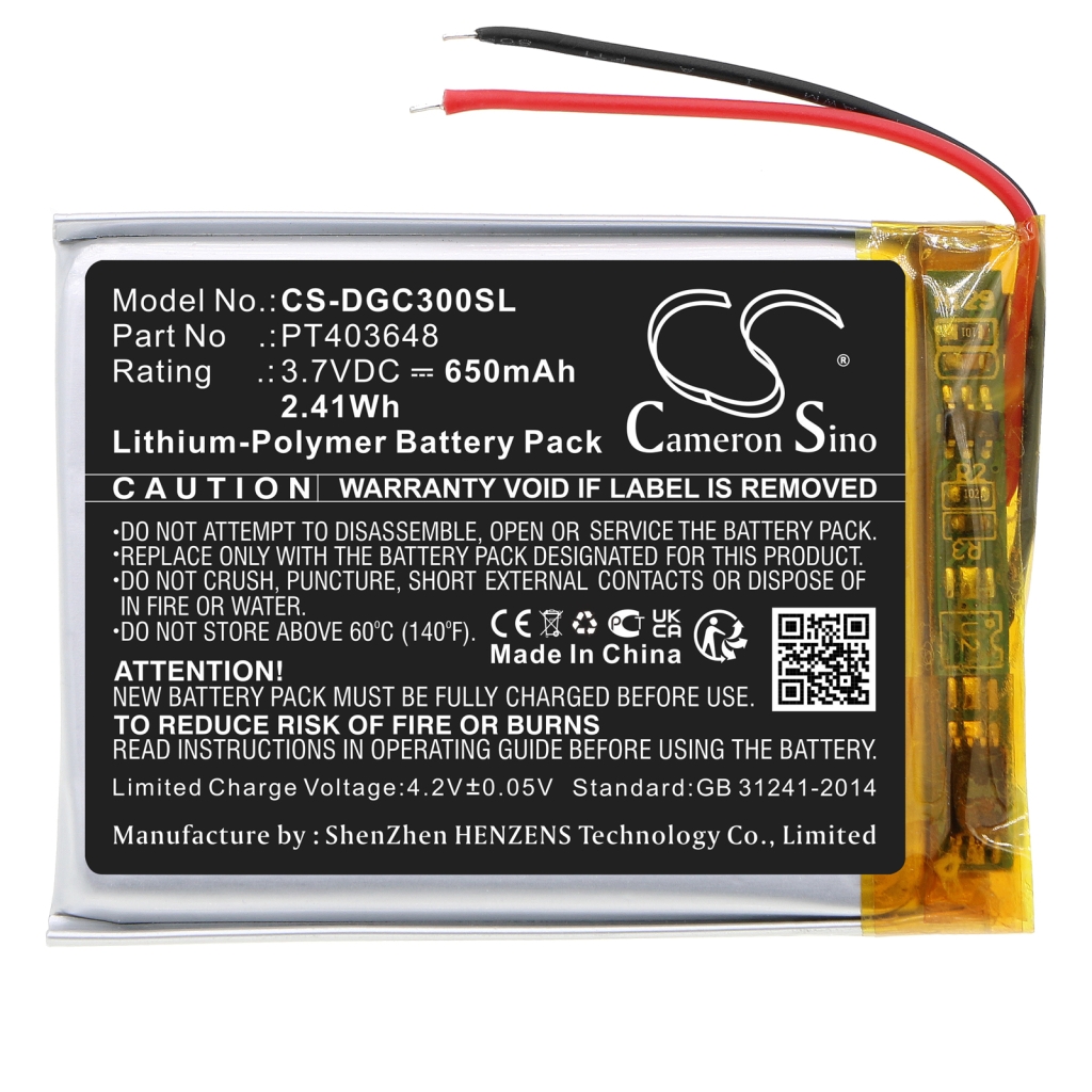 Batería para auriculares inalámbricos Denon CS-DGC300SL