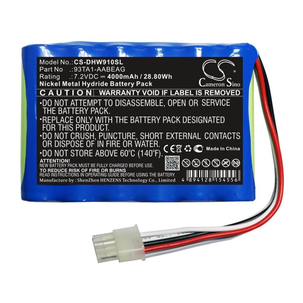Batería para herramientas eléctricas Endress+hauser CS-DHW910SL