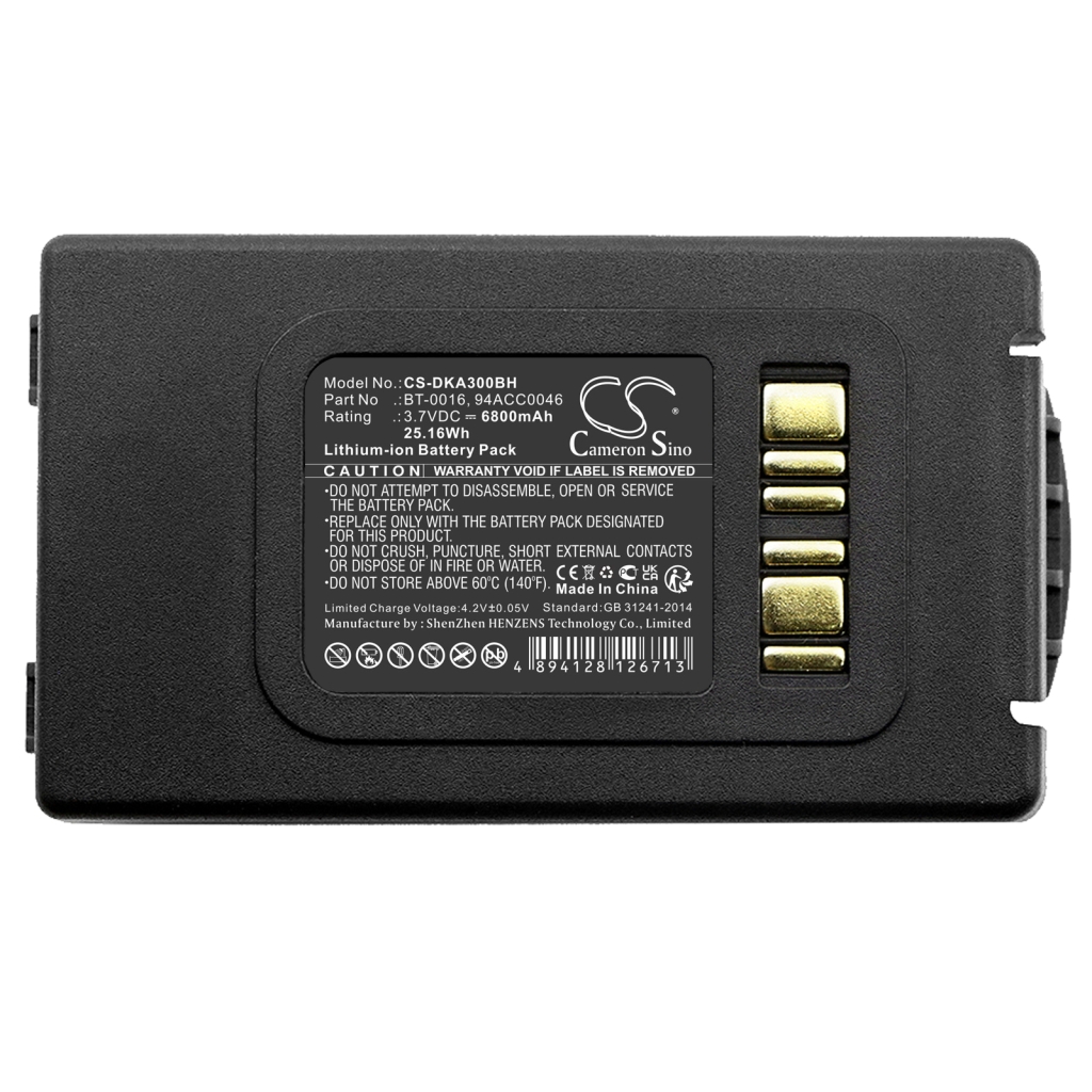 Batería de código de barras, escáner Datalogic Skorpio X4