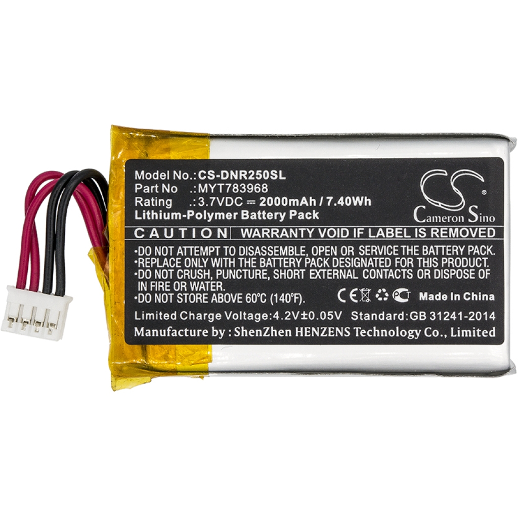 GPS, Batería del Navegador Delorme CS-DNR250SL