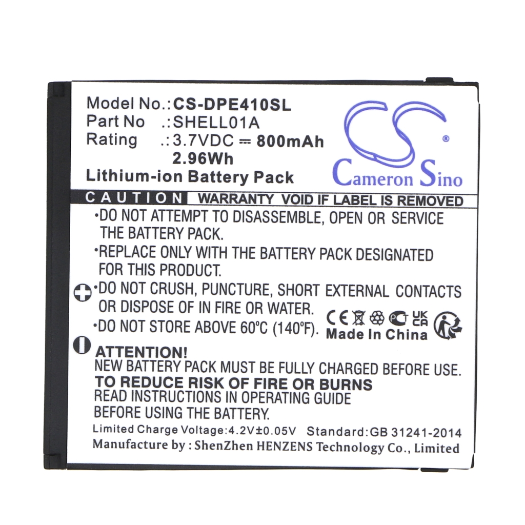 Baterías Sustituye Care Clamshell
