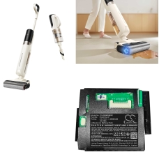 Reemplazo de batería compatible para Dreame W2418J-0F