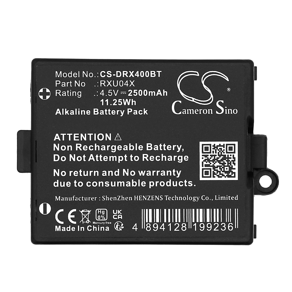 Batería de la cámara de seguridad del hogar Daitem CS-DRX400BT
