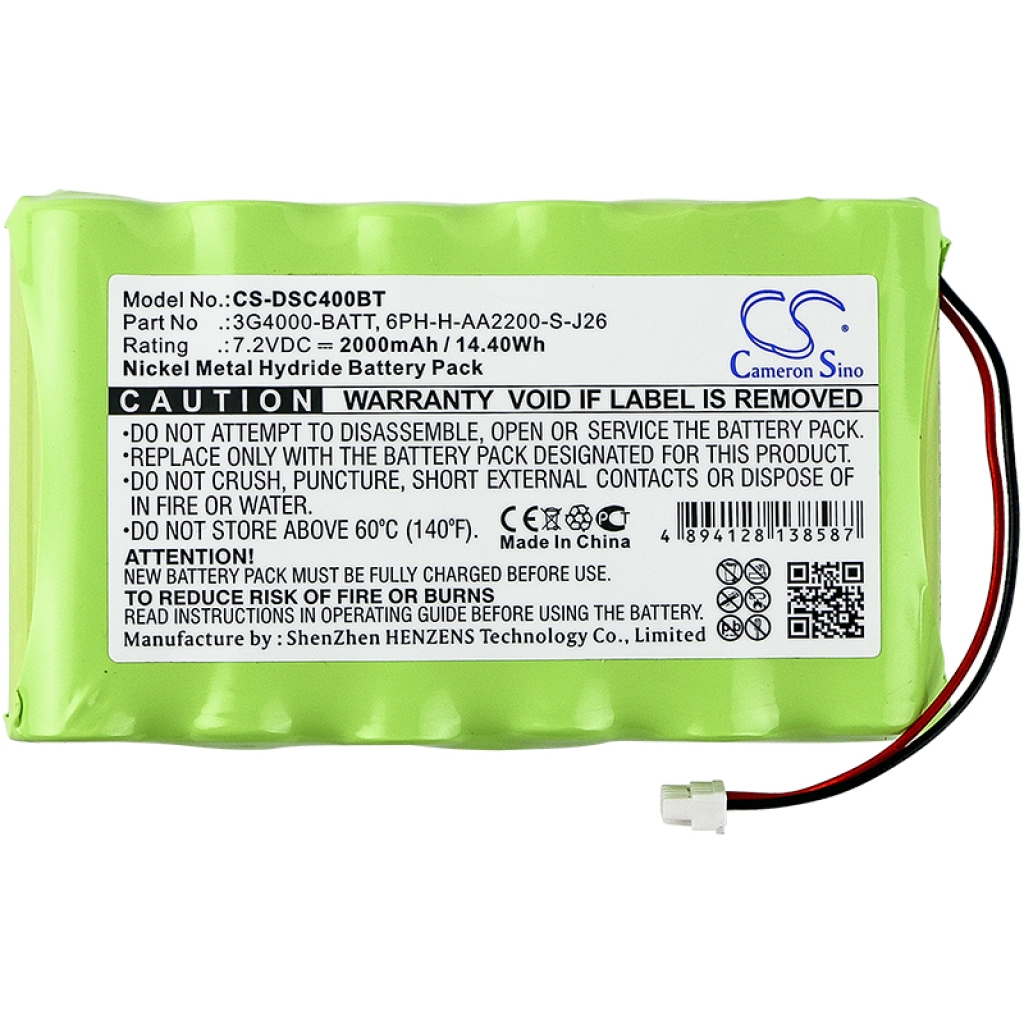 Batería de la cámara de seguridad del hogar Dsc CS-DSC400BT
