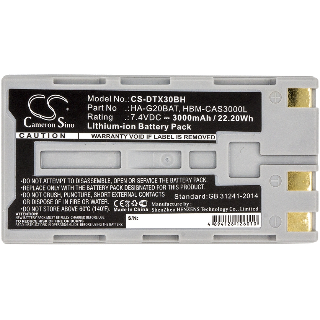 Batería de código de barras, escáner Hioki LR8510