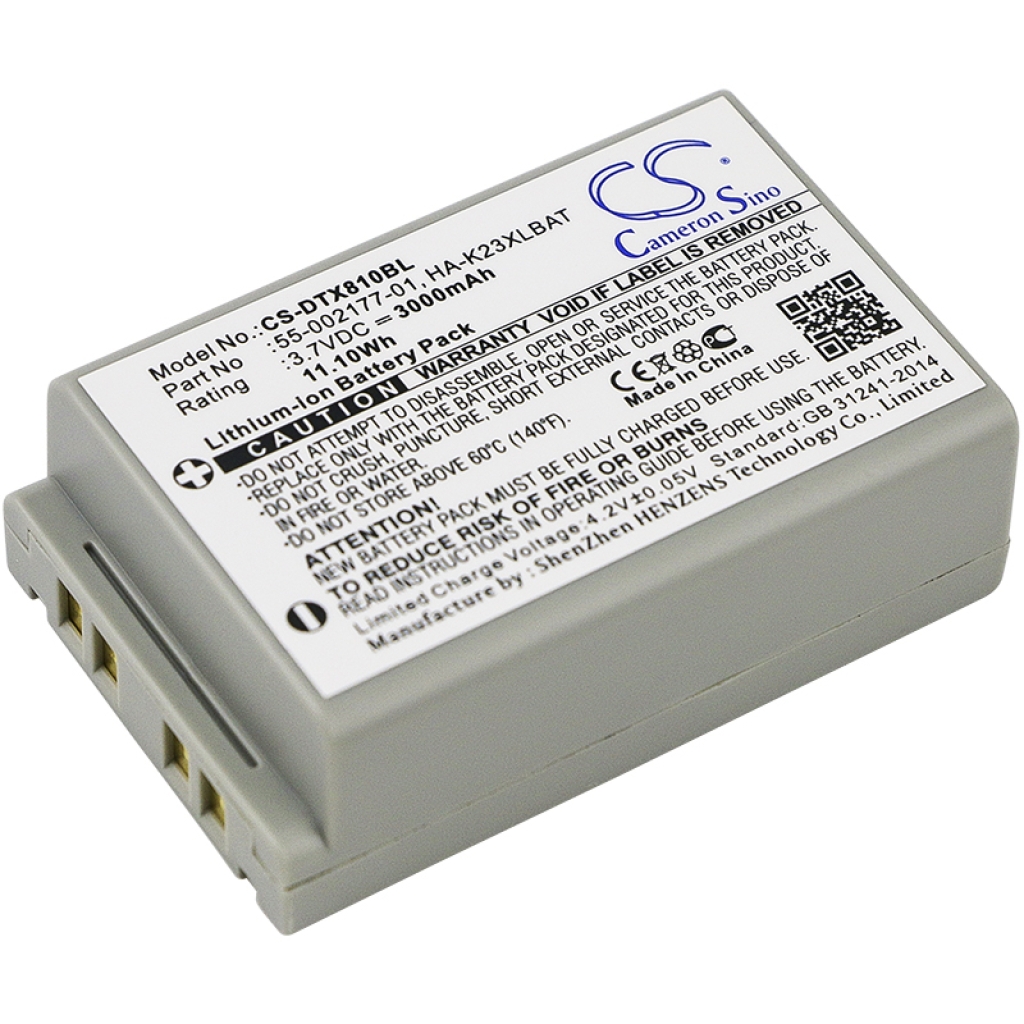 Batería de código de barras, escáner Casio CS-DTX810BL