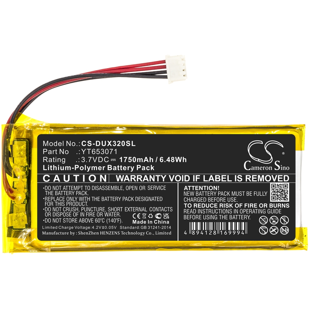MP3, MP4, PMP Batería Xduoo CS-DUX320SL