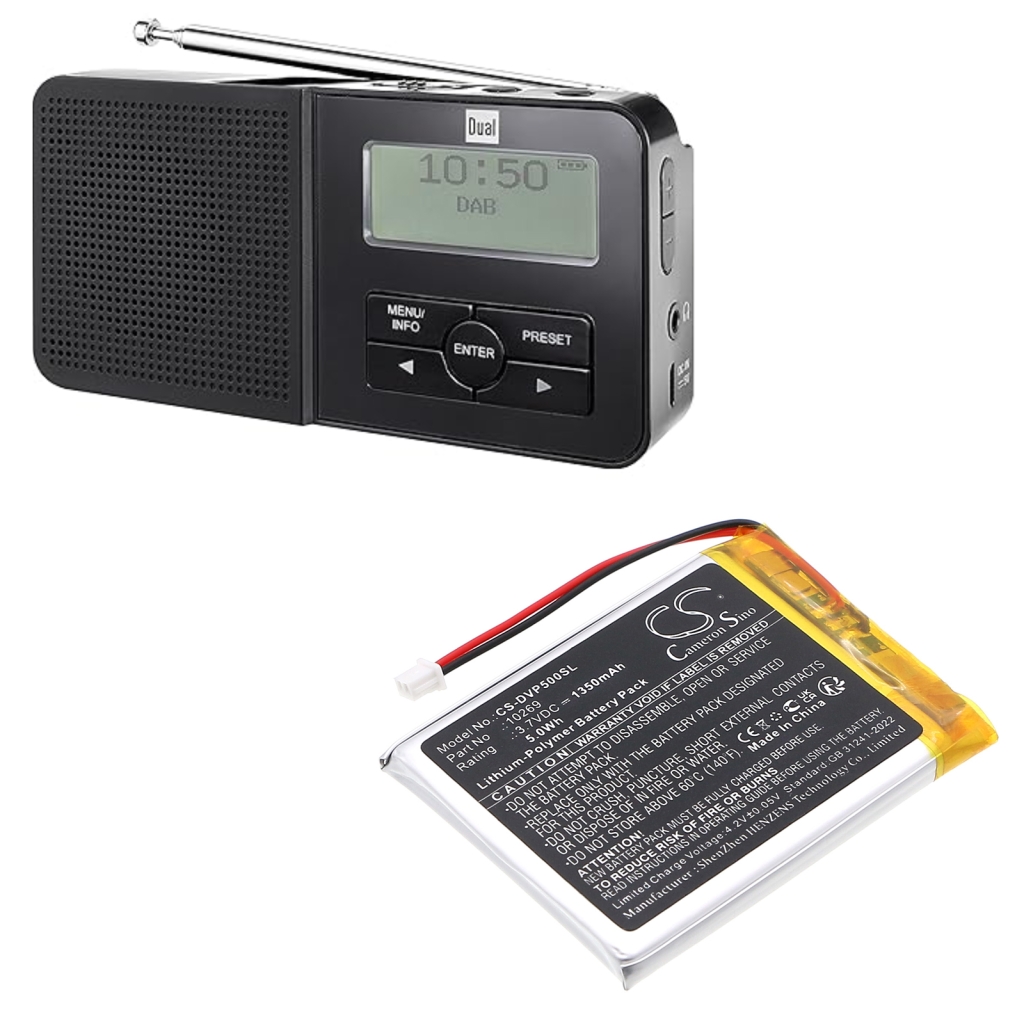 Batería digital DAB Dual CS-DVP500SL