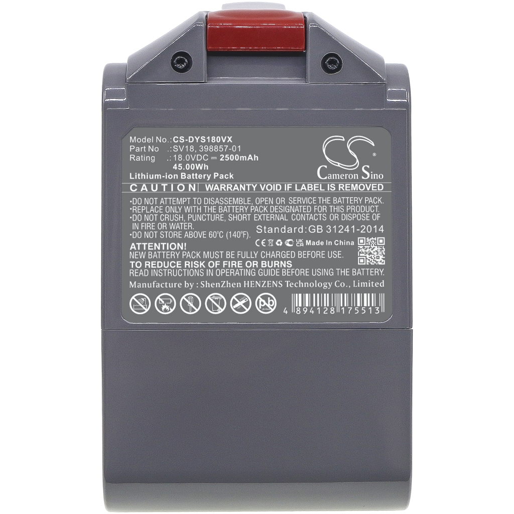 Dyson Batería de vacío CS-DYS180VX
