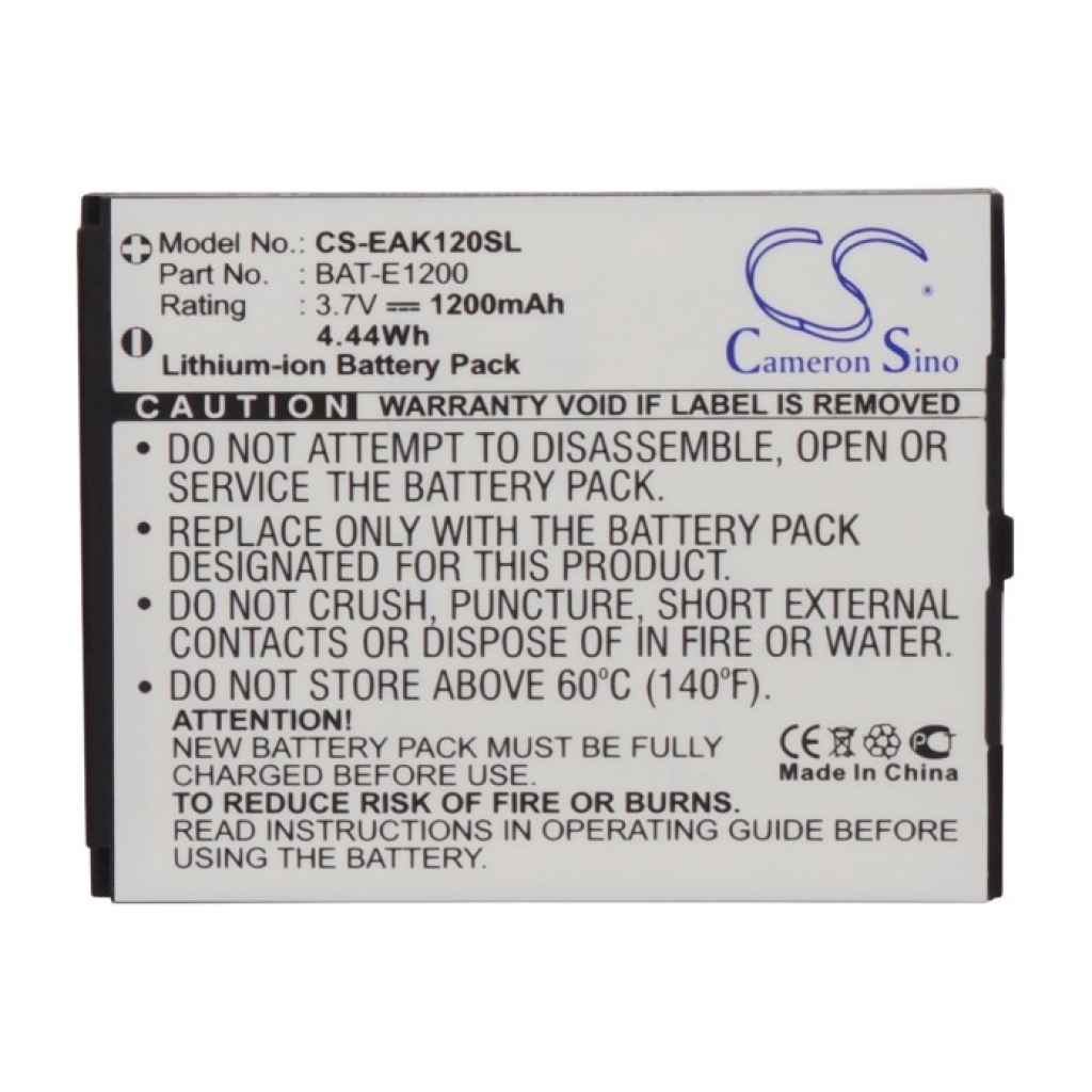 Baterías Sustituye BAT-E1200