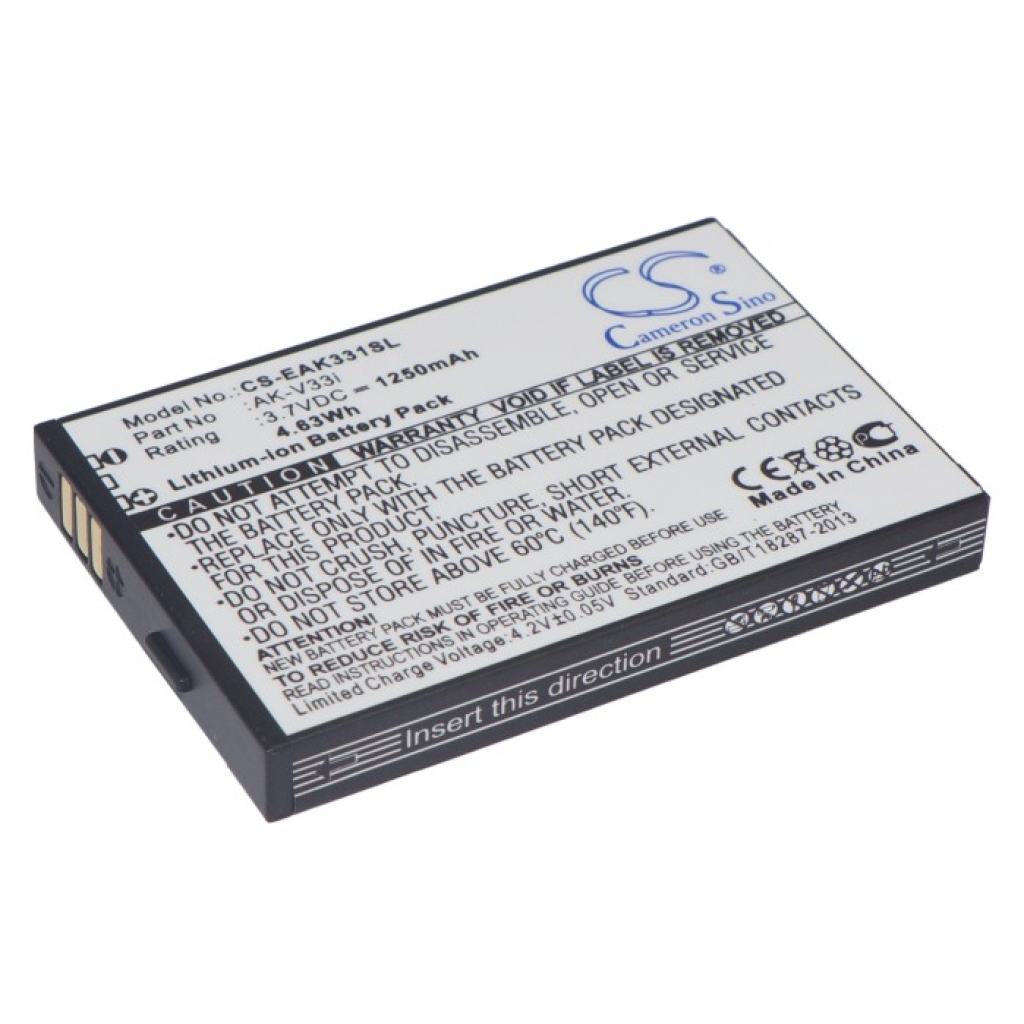 Baterías Sustituye AK-V33i (V1.0)