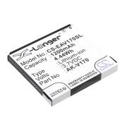 CS-EAV170SL<br />Baterías para  reemplaza la batería AK-V170