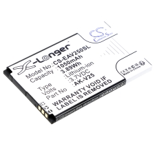Reemplazo de batería compatible para Emporia AK-V25,AK-V25 (V2.0)