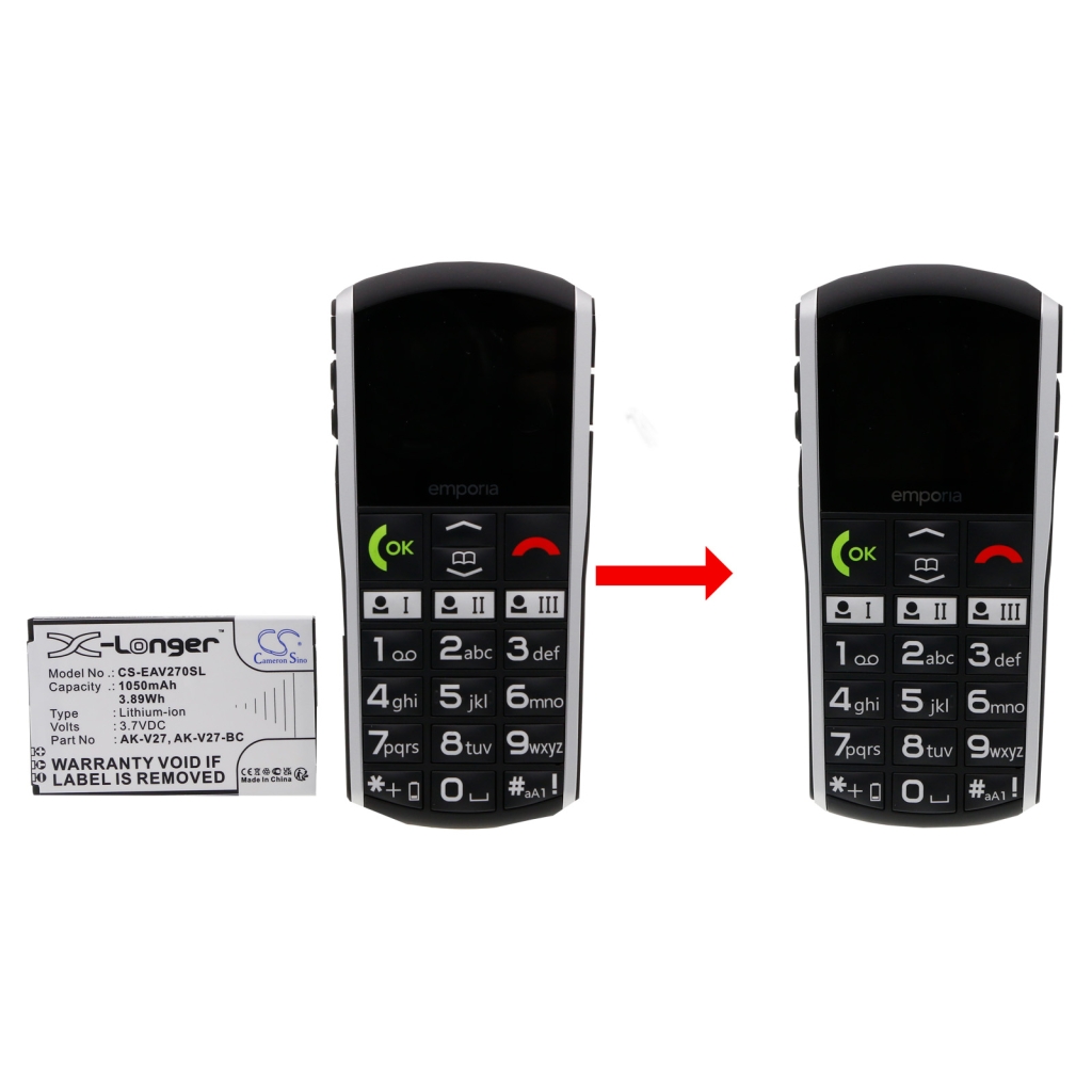 Batería del teléfono móvil Emporia CS-EAV270SL