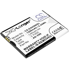 Reemplazo de batería compatible para Emporia AK-V99