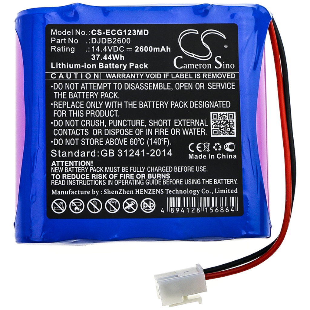 Batería Médica Cmics CS-ECG123MD
