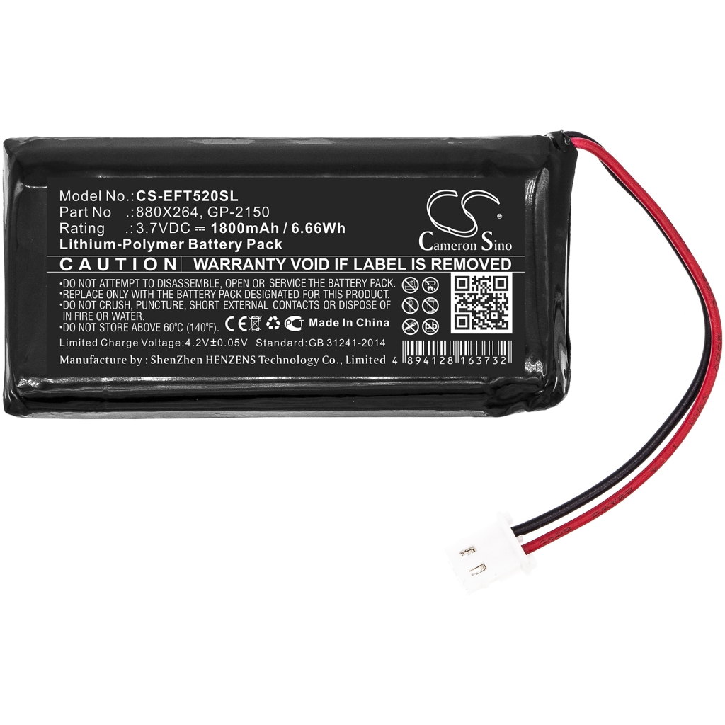 Batería para herramientas eléctricas Exfo CS-EFT520SL