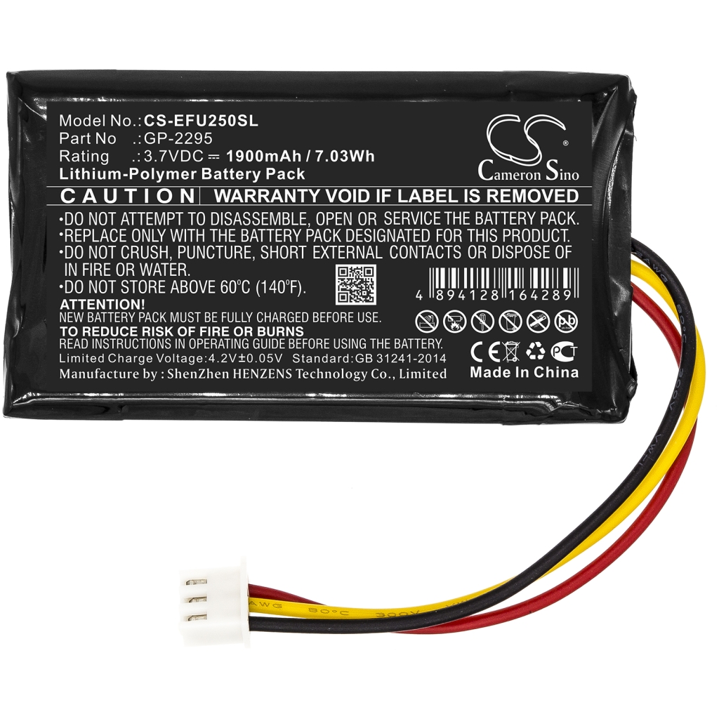 Batería para herramientas eléctricas Exfo CS-EFU250SL