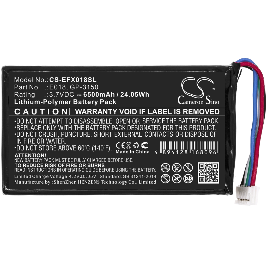 Batería para herramientas eléctricas Exfo CS-EFX018SL