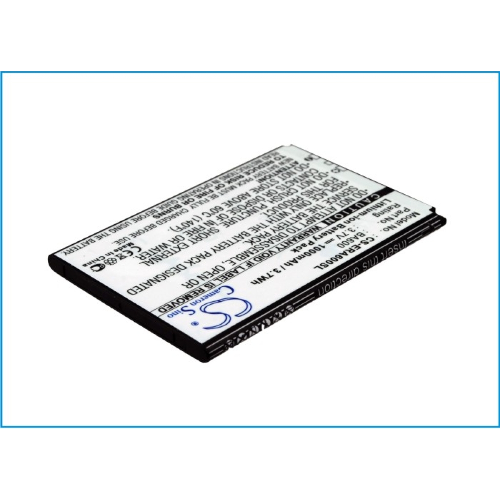 Batería del teléfono móvil Sony Ericsson CS-ERA600SL
