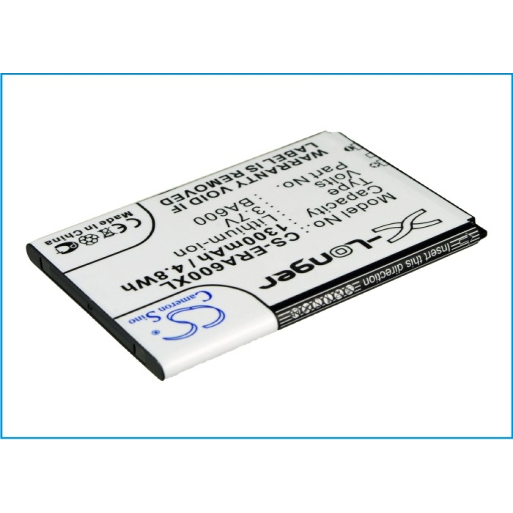 Batería del teléfono móvil Sony Ericsson CS-ERA600XL