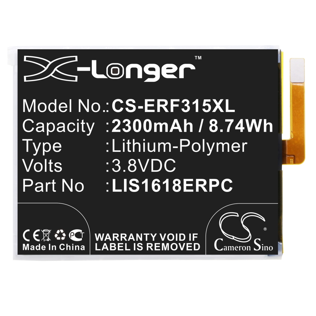 Batería del teléfono móvil Sony CS-ERF315XL