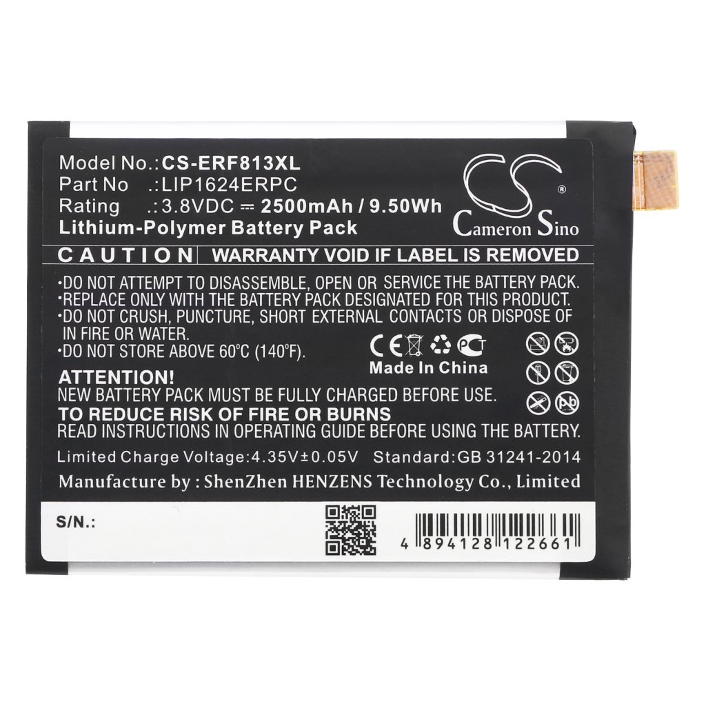 Baterías Sustituye LIS1624ERPC