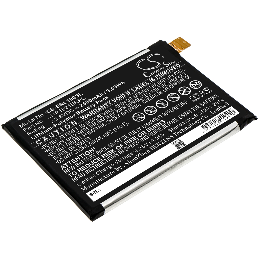 Batería del teléfono móvil Sony CS-ERL100SL