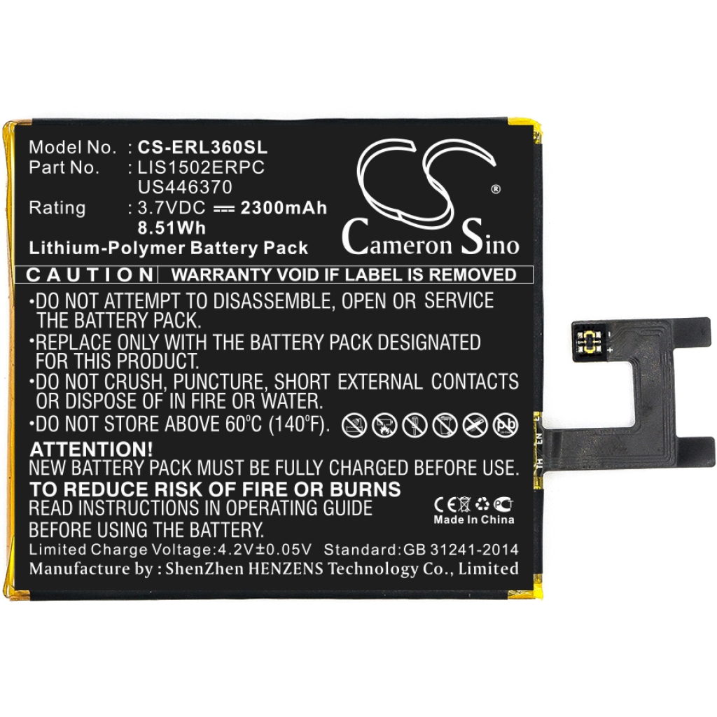 Batería del teléfono móvil Sony Ericsson S39h