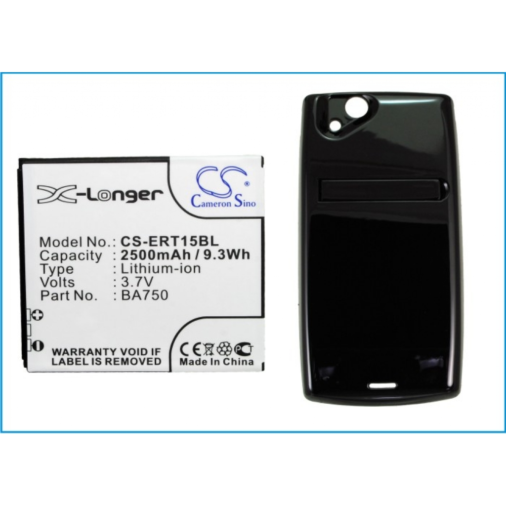 Batería del teléfono móvil Sony Ericsson CS-ERT15BL