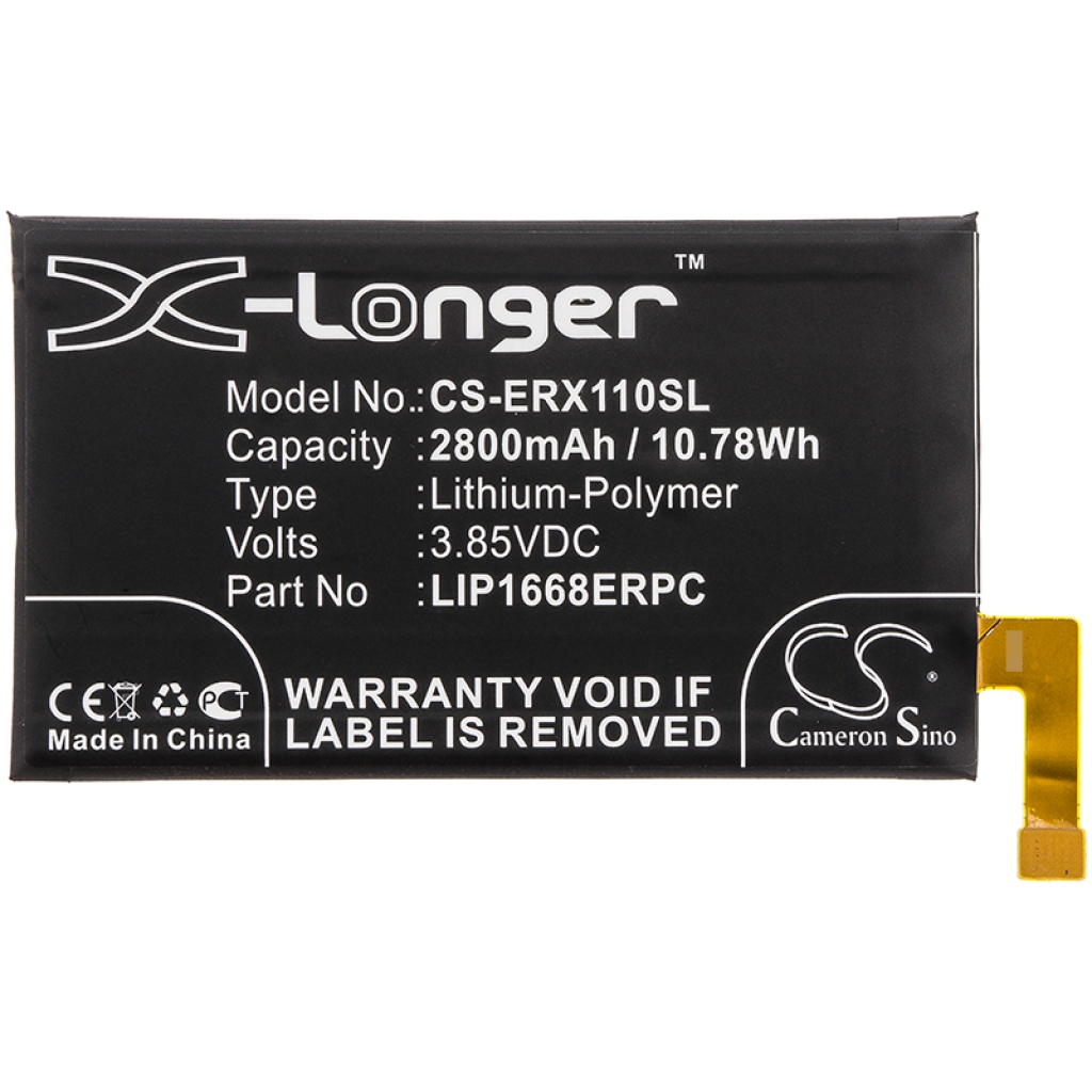 Batería del teléfono móvil Sony CS-ERX110SL