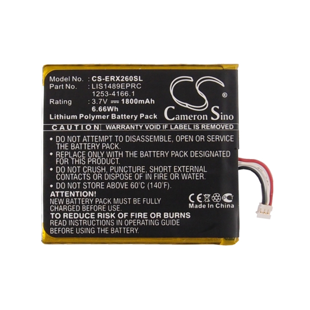Batería del teléfono móvil Sony Ericsson CS-ERX260SL