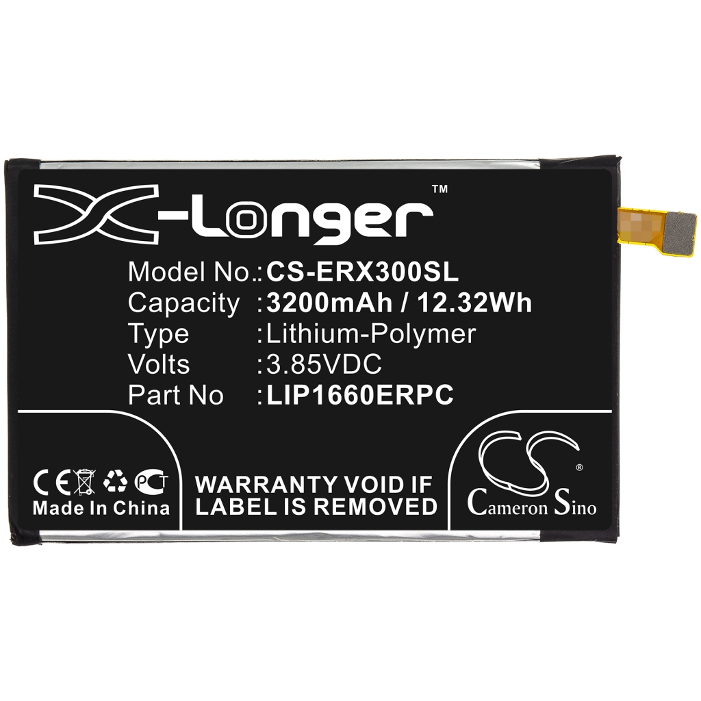 Batería del teléfono móvil Sony CS-ERX300SL