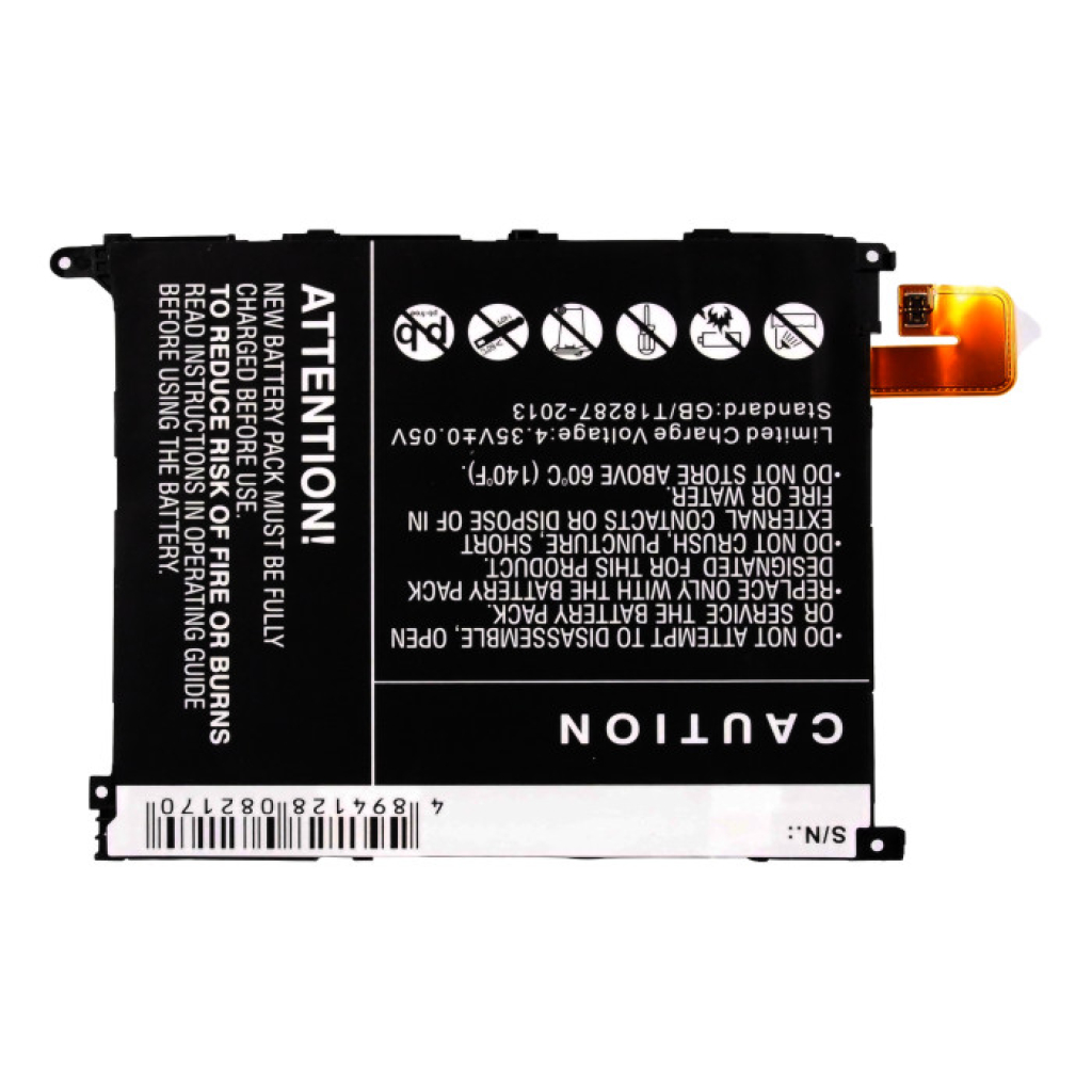 Batería del teléfono móvil Sony Ericsson CS-ERX390SL