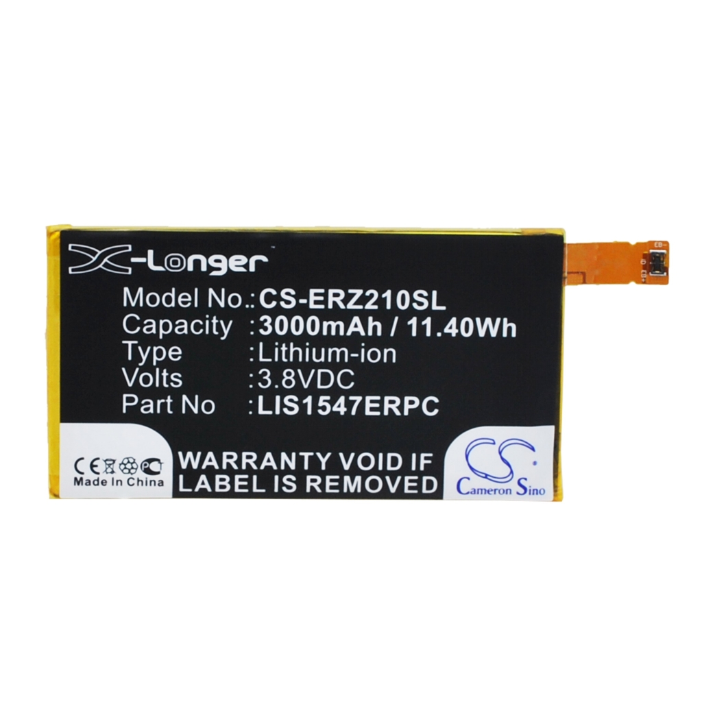 Batería del teléfono móvil Sony Ericsson CS-ERZ210SL