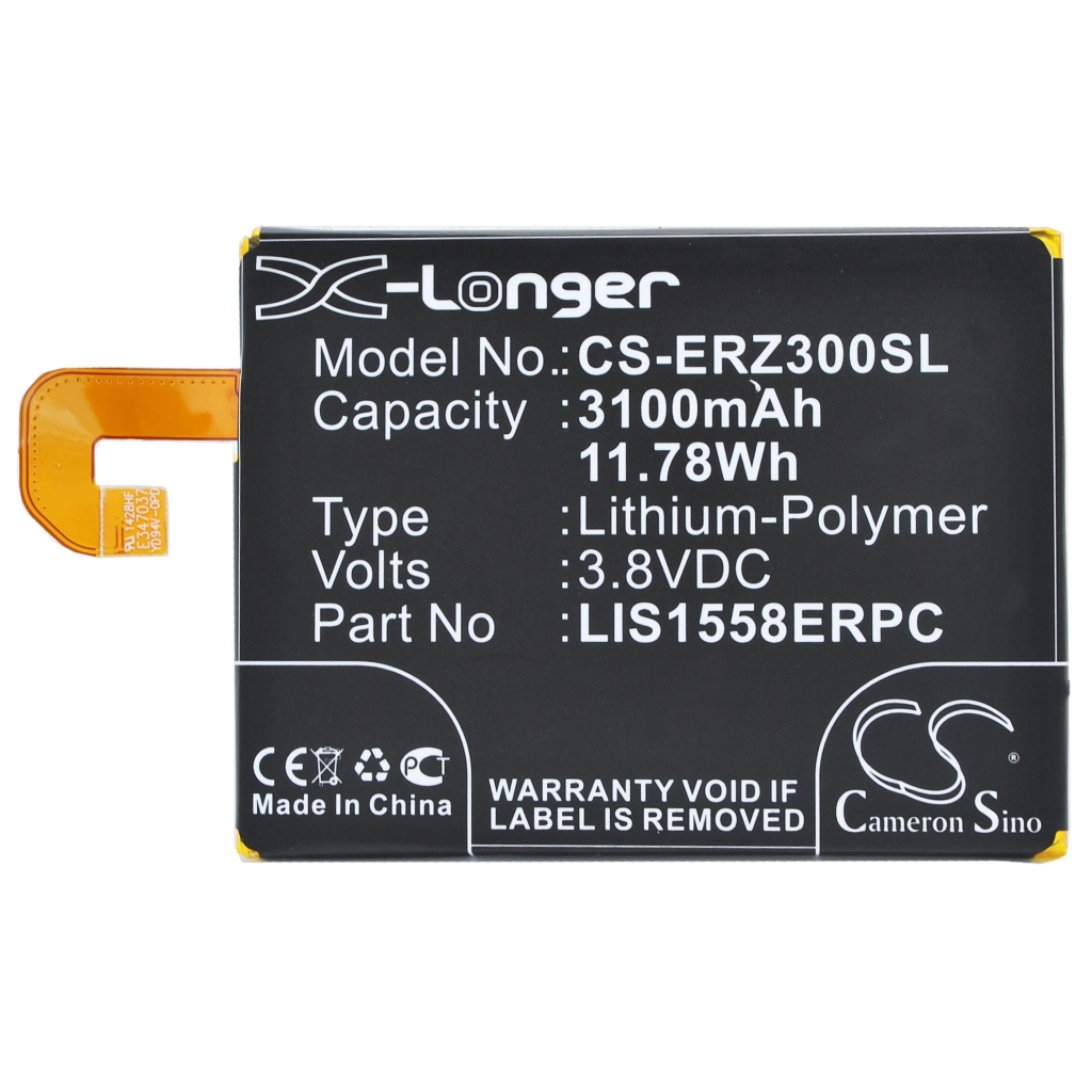 Batería del teléfono móvil Sony Ericsson CS-ERZ300SL