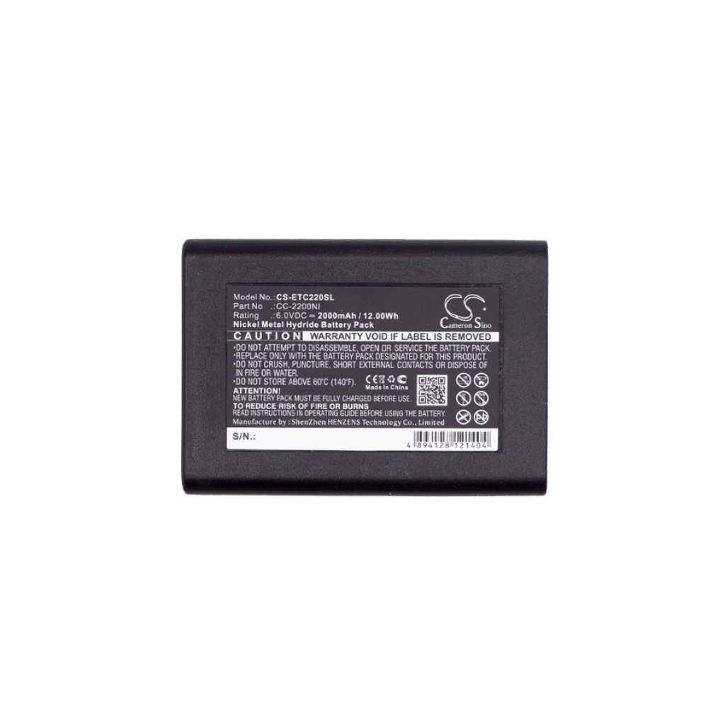 Batería para auriculares inalámbricos Eartec CS-ETC220SL