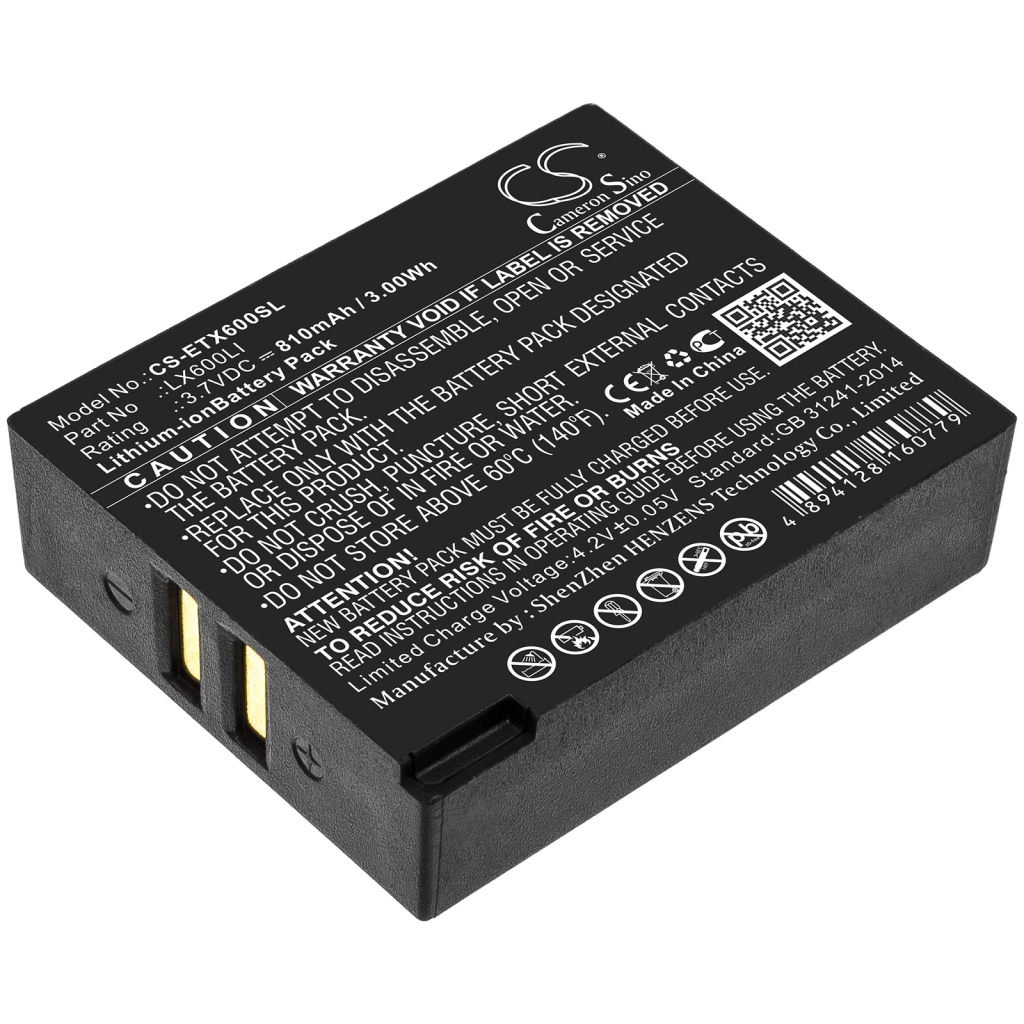 Batería para auriculares inalámbricos Eartec CS-ETX600SL
