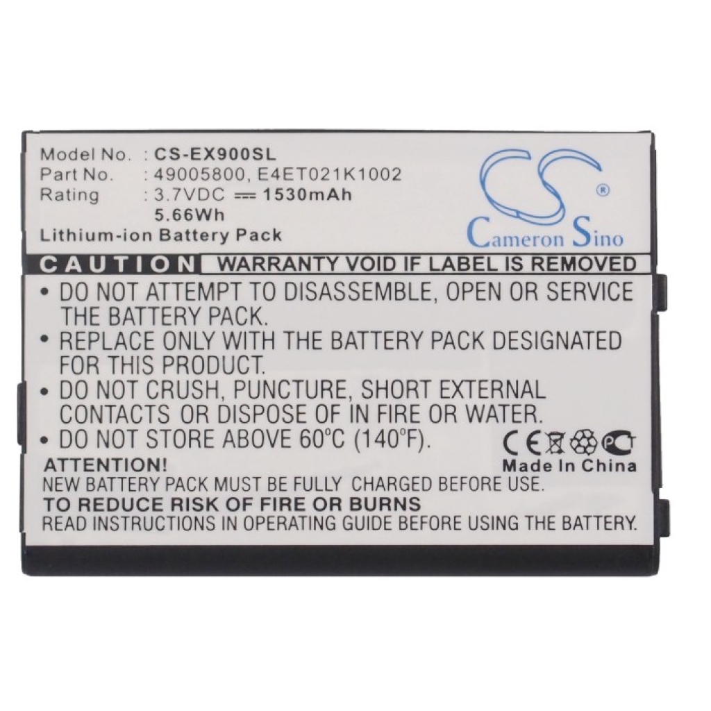 Batería del teléfono móvil E-TEN glofiish X900