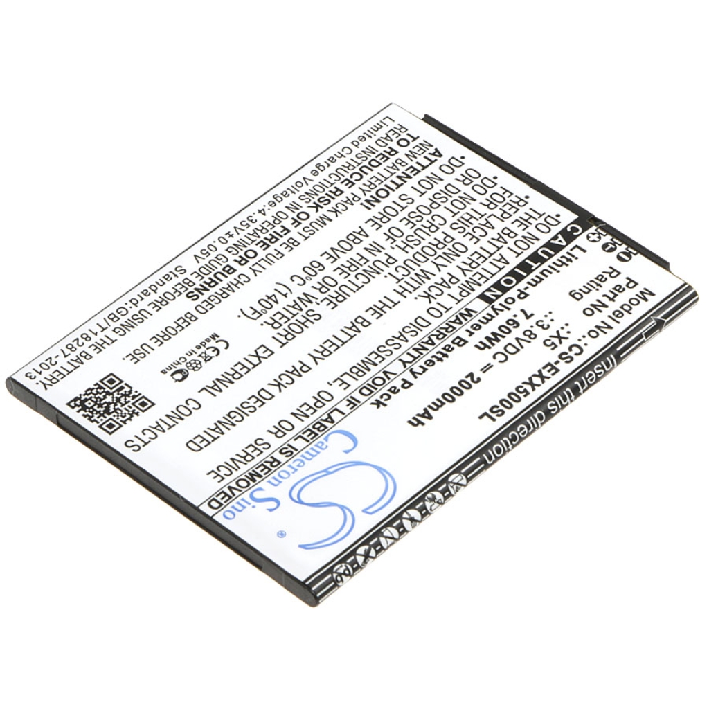 Batería del teléfono móvil Explay CS-EXX500SL