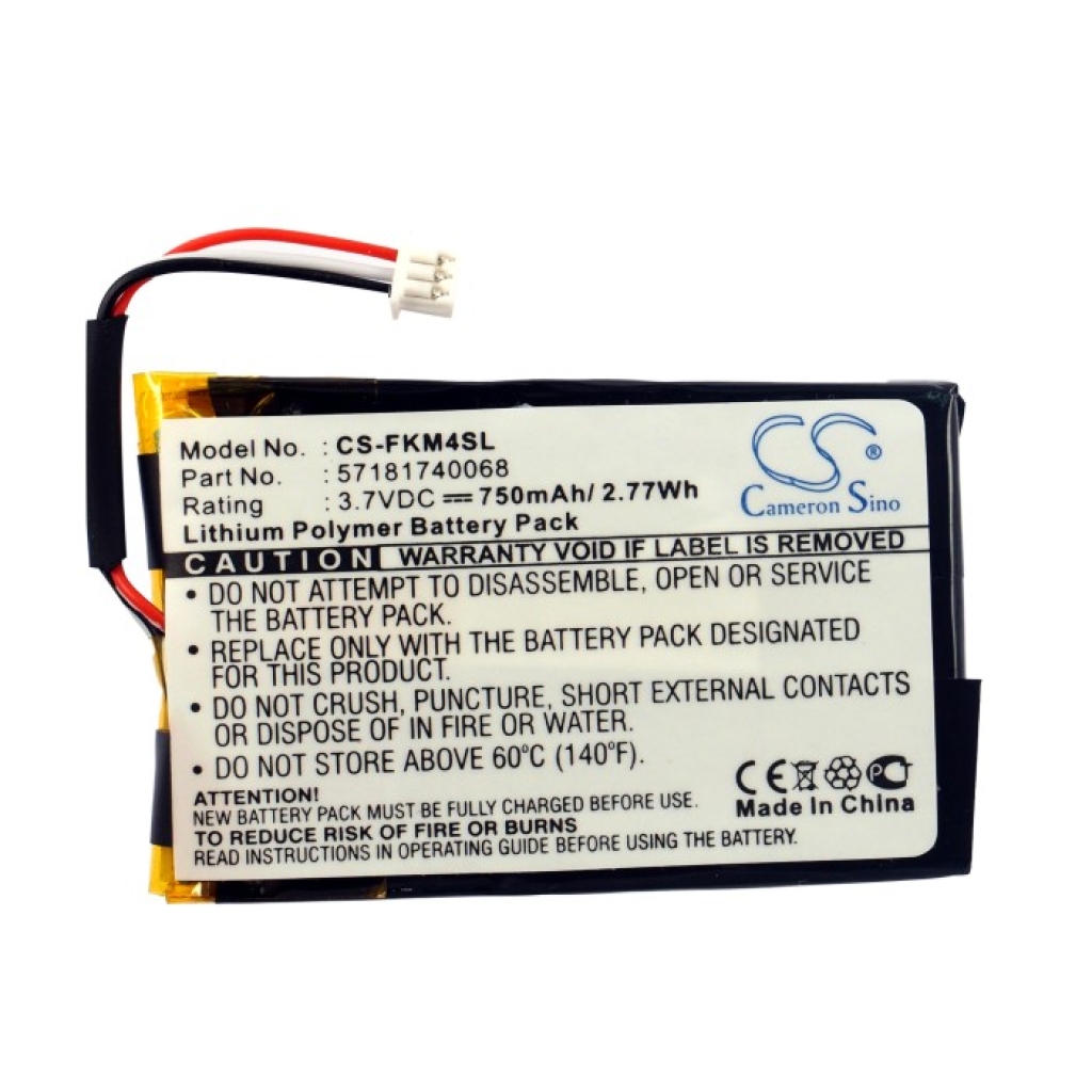 GPS, Batería del Navegador FALK CS-FKM4SL