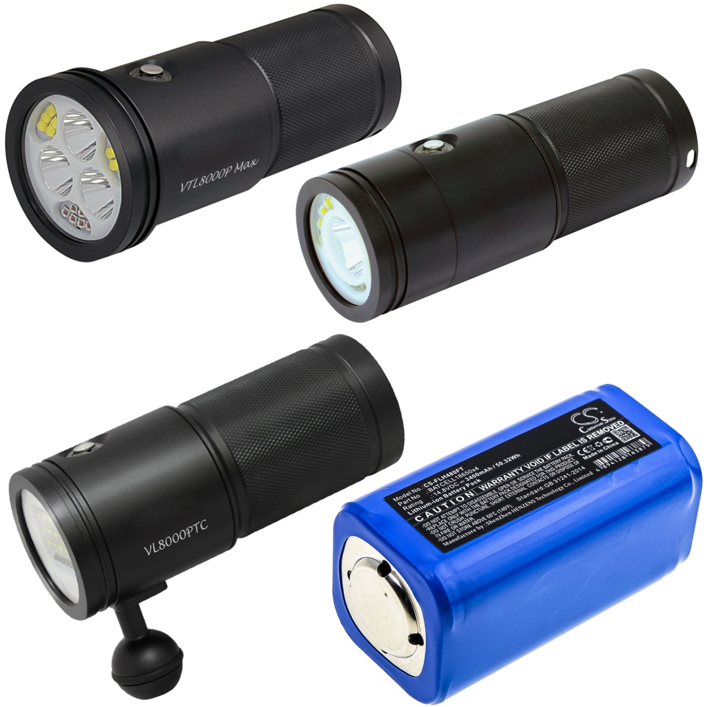 Batería del sistema de iluminación Bigblue CS-FLH480FT