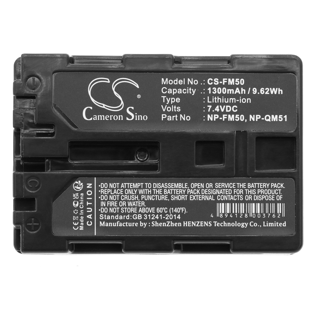 Batería de la cámara Sony MVC-CD250