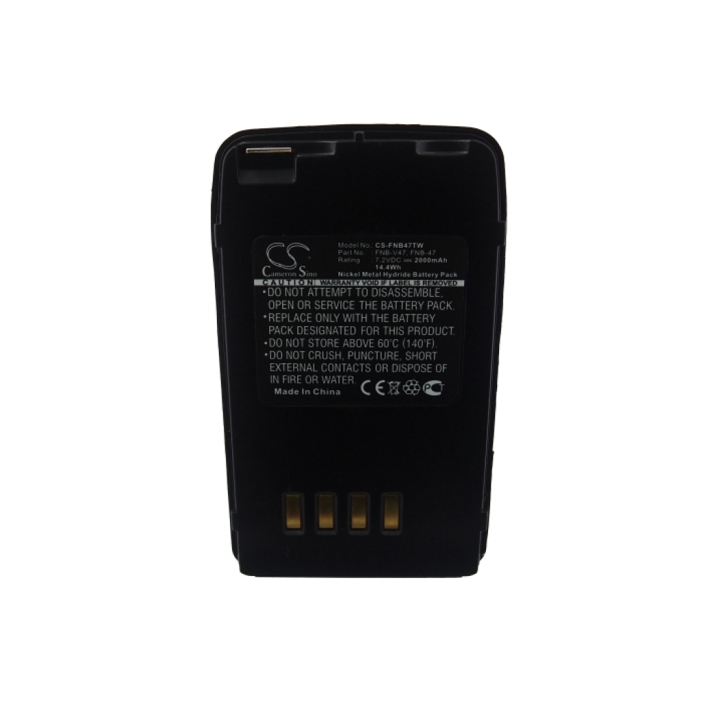 Batería de radio de dos vías Vertex FT-10R