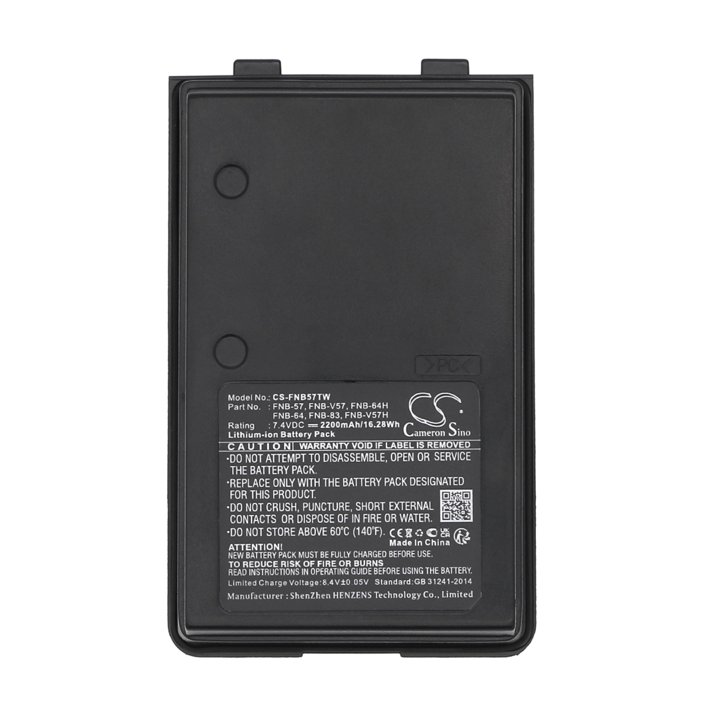 Batería de radio de dos vías Vertex VX-168