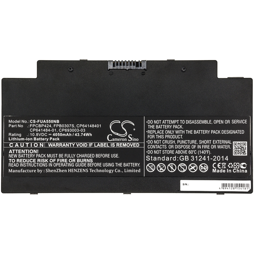 Batería para portátil Fujitsu CS-FUA550NB