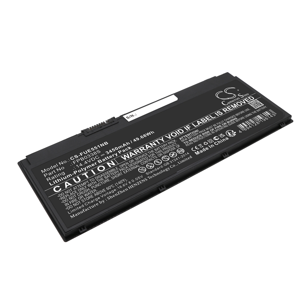 Batería para portátil Fujitsu CS-FUE551NB