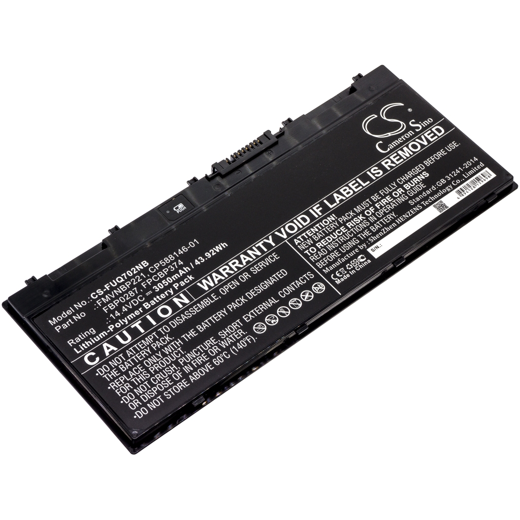 Batería para portátil Fujitsu CS-FUQ702NB