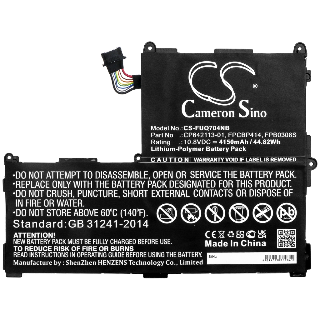 Batería para portátil Fujitsu CS-FUQ704NB