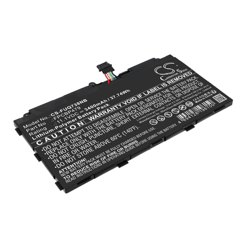 Batería para portátil Fujitsu CS-FUQ738NB